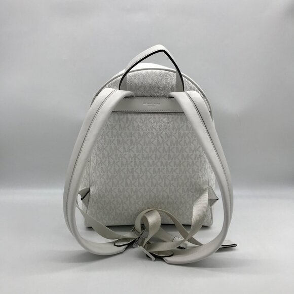 Michael Kors Optic White Coated Canvas Bex Medium Backpack main image 6
